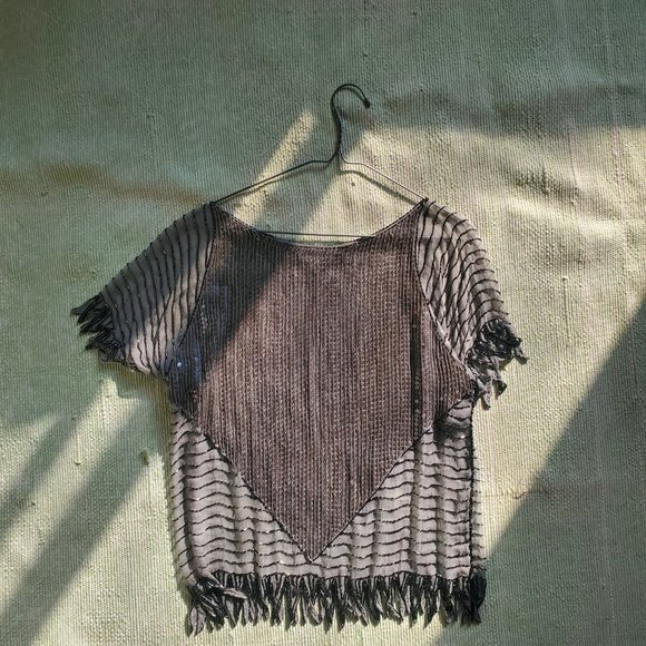 Silver sequin top - Picture 2 of 3